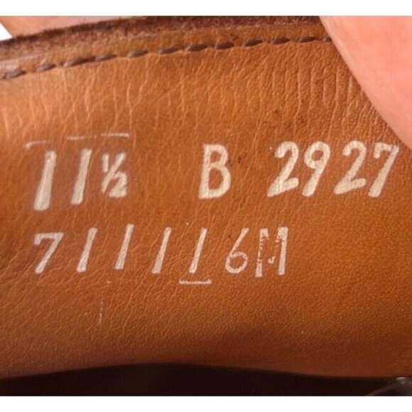 Allen Edmonds St Johns Double Monk Strap Cap Toe Shoes Brown Leather Mens 11 B main image 16